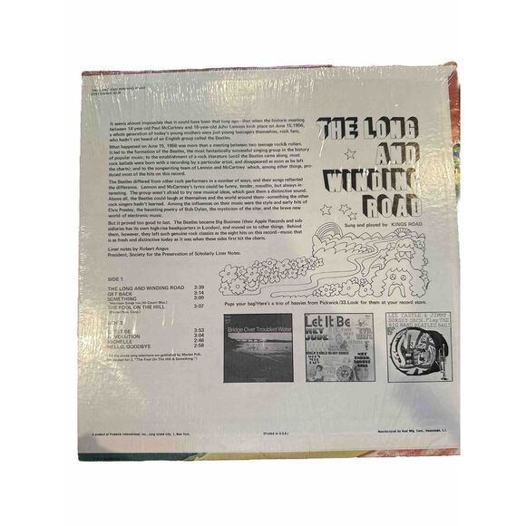 The Long and Winding Road Kings Road Vinyl record SPC 3239 pickwick - Picture 4 of 4